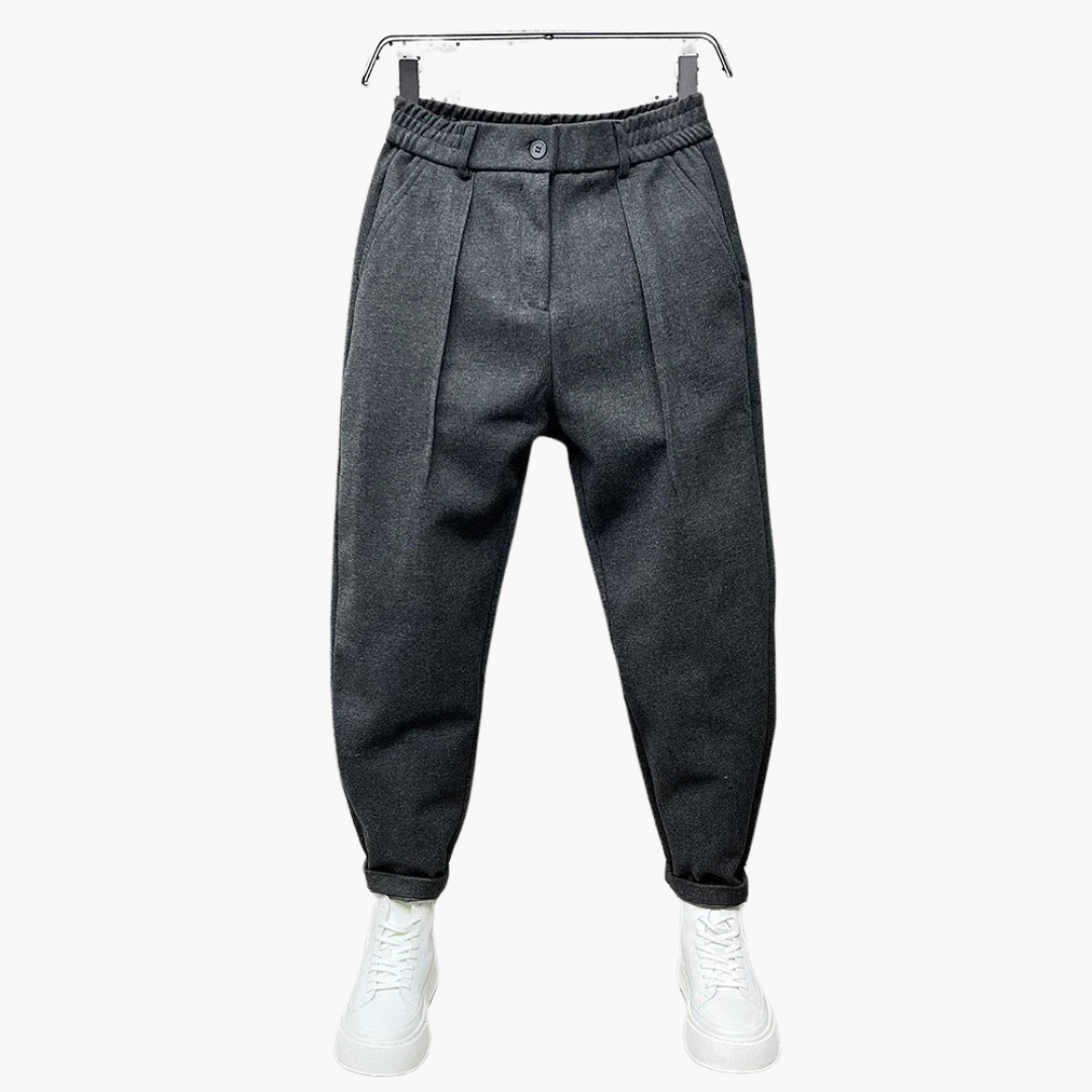 Raphael | Elegante melierte Hose