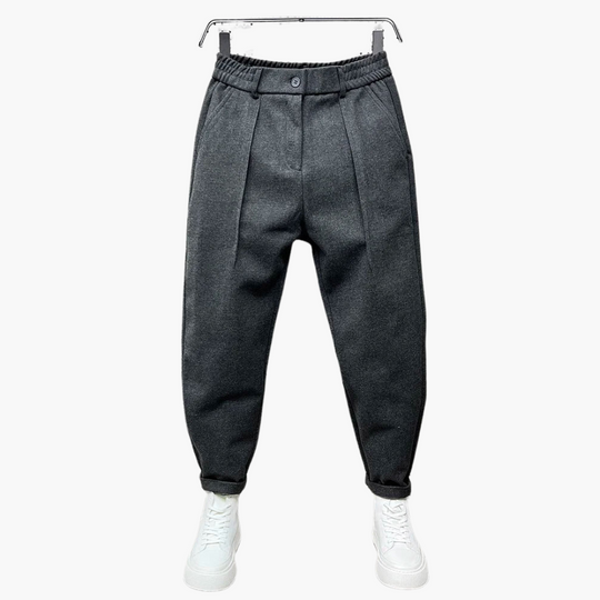 Raphael | Elegante melierte Hose