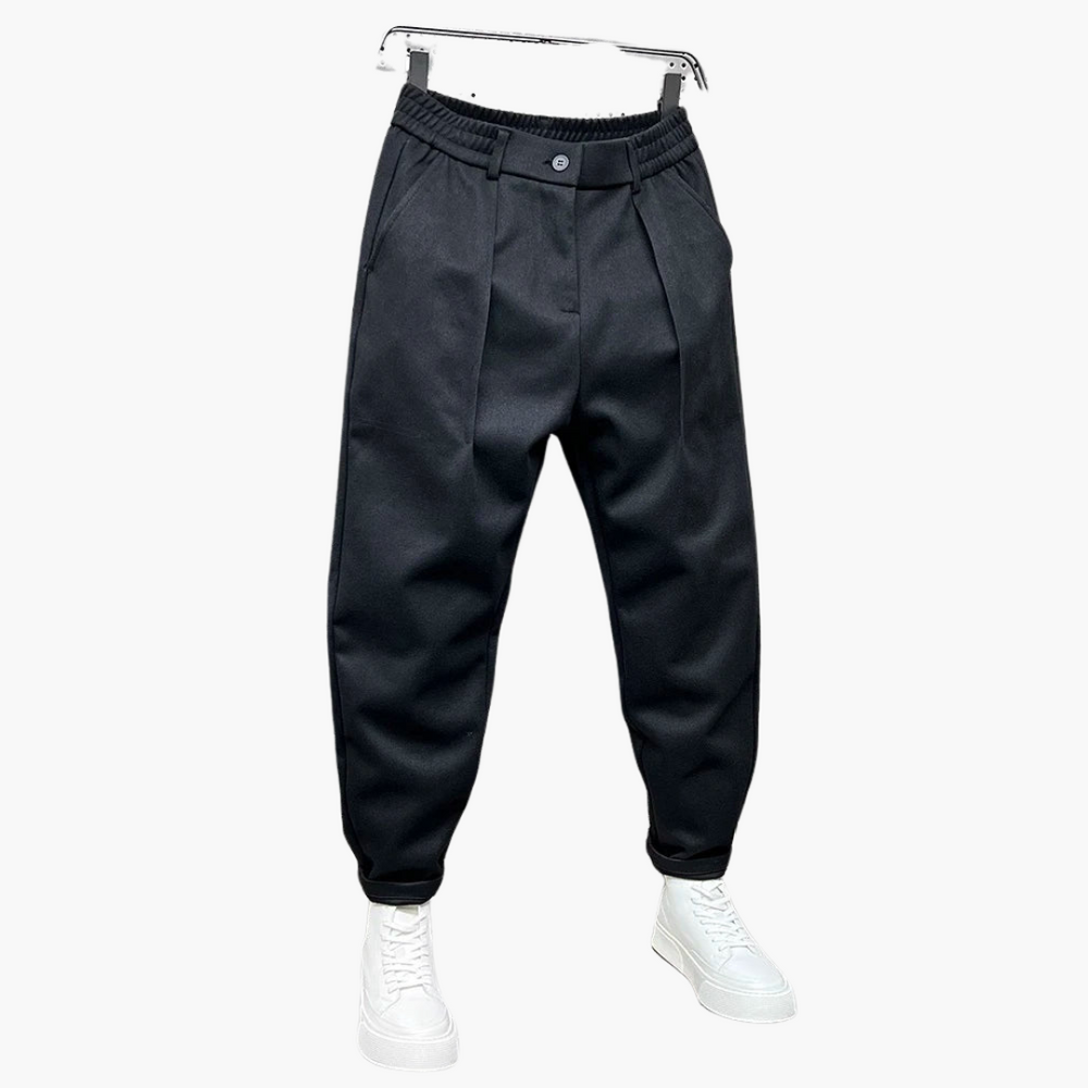 Raphael | Elegante melierte Hose