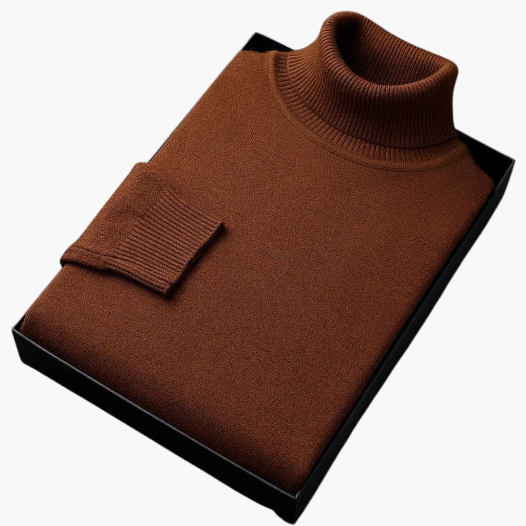Alexander | Gestrickter Rollkragenpullover