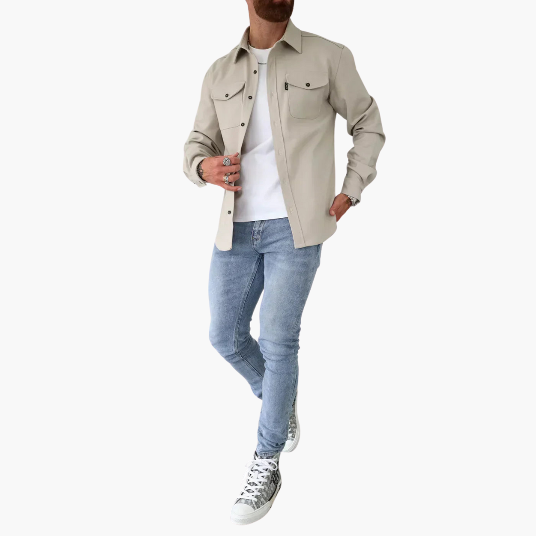 Thom | Hemdjacke mit Knopfleiste