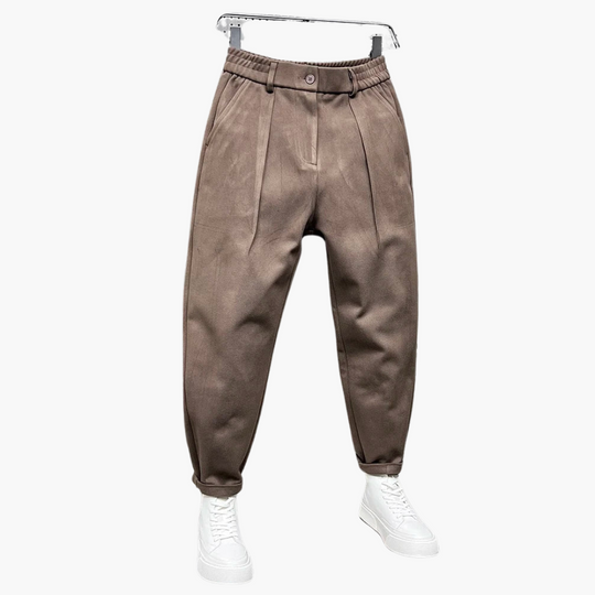 Raphael | Elegante melierte Hose