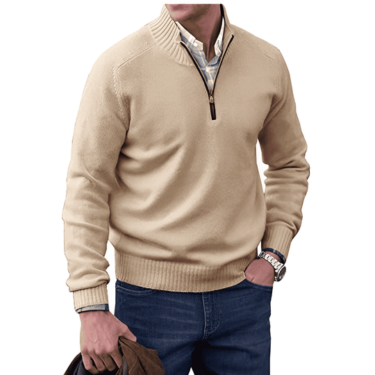 Jones | Eleganter Pullover mit Reißverschluss