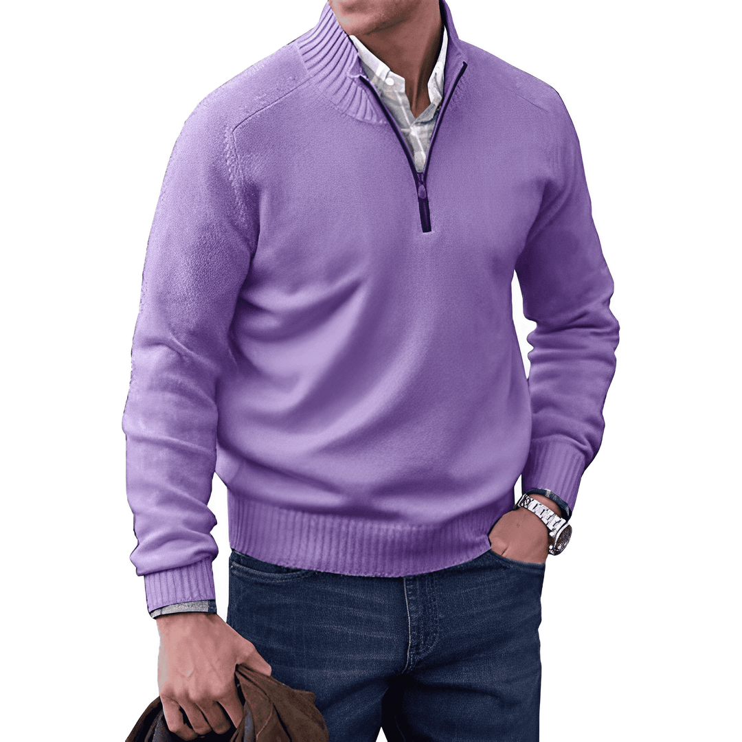 Jones | Eleganter Pullover mit Reißverschluss