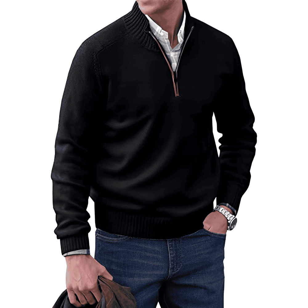 Jones | Eleganter Pullover mit Reißverschluss