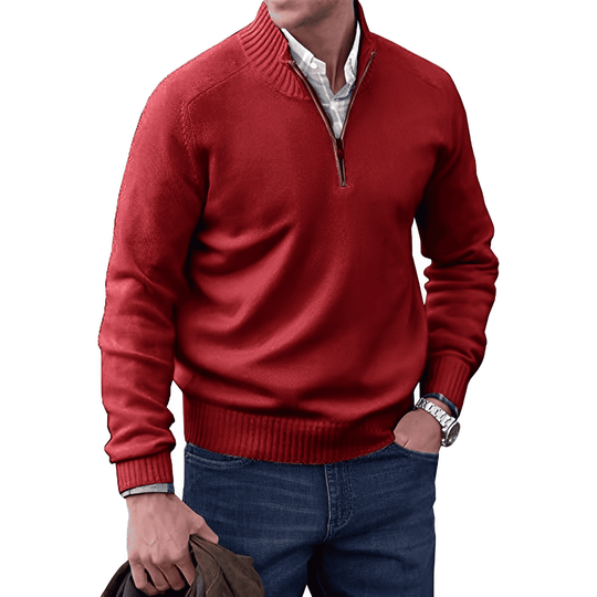 Jones | Eleganter Pullover mit Reißverschluss